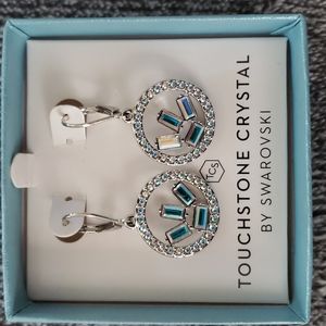 Touchstone Crystal Break the Ice Earrings